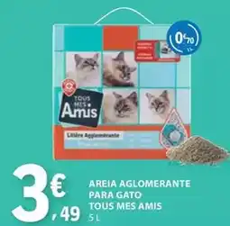 E.Leclerc Tous - areia aglomerante para gato promoção