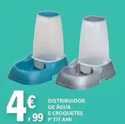 E.Leclerc Distribuidor de água e croquetes p'tit ami promoção