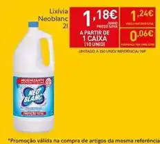Recheio Neoblanc - lixivia promoção