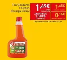 Recheio Mistolin - tira gorduras promoção