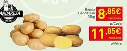 Recheio Premium - batata gandaresa promoção