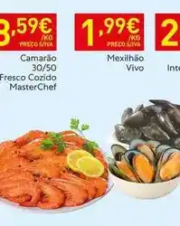 Recheio Masterchef - camarão 30/50 promoção