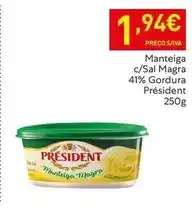 Recheio Président - manteiga c/sal magra 41% gordura promoção