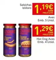 Recheio Izidoro - salsichas promoção