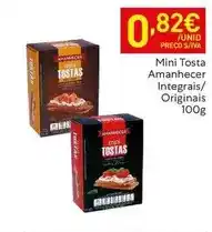 Recheio Amanhecer - mini tosta integrais/ originais promoção