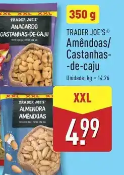 ALDI Xxl - amêndoas/ castanhas-de-caju promoção