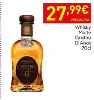 Recheio Cardhu - whisky malte promoção