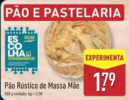 ALDI €co+ - pão rústico de massa mãe promoção