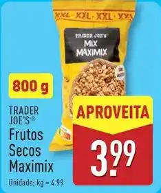 ALDI Xxl - frutos secos maximix promoção