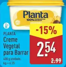 ALDI Planta - creme vegetal para barrar promoção