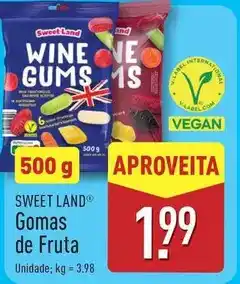 ALDI Gomas de fruta promoção