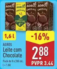 ALDI Agros - leite com chocolate promoção