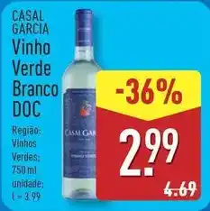 ALDI Casal garcia - vinho verde branco doc promoção