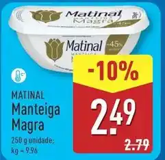 ALDI Matinal - manteiga magra promoção