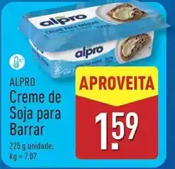 ALDI Alpro - creme de soja para barrar promoção