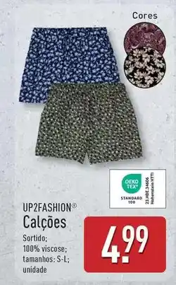 ALDI Up2fashion - calcoes promoção