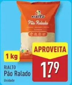 ALDI Rialto - pão ralado promoção
