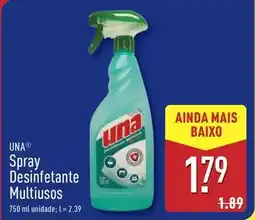 ALDI Una - spray desinfetante multiusos promoção