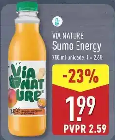 ALDI Nature - sumo energy promoção