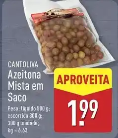 ALDI Cantoliva - azeitona mista em saco promoção