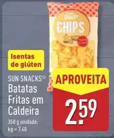 ALDI Sun - isentas de glúten promoção