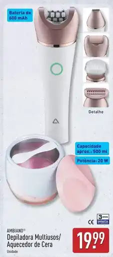 ALDI Depiladora multiusos/ aquecedor de cera promoção