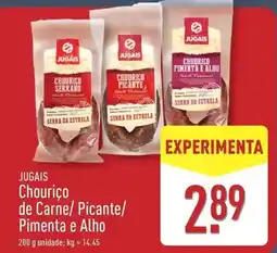 ALDI Jugais - chourico de carne/ picante/ pimenta e alho promoção