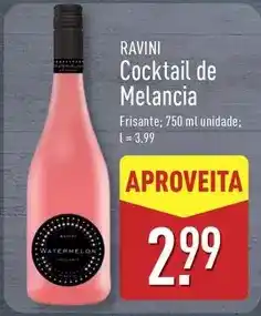 ALDI Ravini - cocktail de melancia promoção