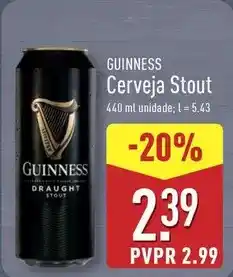 ALDI Guinness - cerveja stout promoção