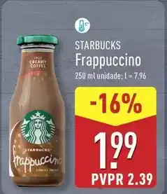 ALDI Starbucks - frambucino promoção