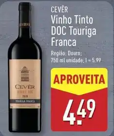 ALDI Cevêr - vinho tinto doc touriga promoção