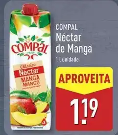 ALDI Compal - néctar de manga promoção
