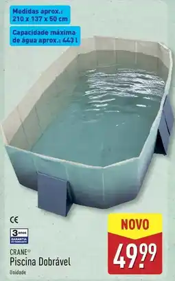 ALDI Piscina dobrável promoção