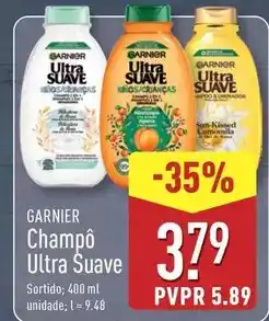 ALDI Garnier - champo ultra suave promoção