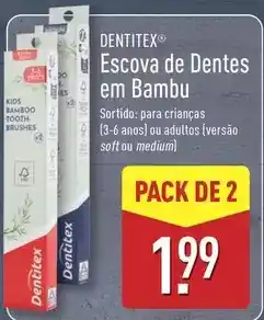 ALDI Escova de dentes em bambu promoção