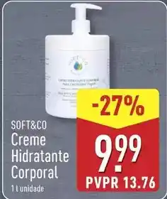 ALDI Soft&co - creme hidratante corporal promoção