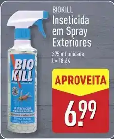 ALDI Bio kill - inseticida em spray exteriores promoção