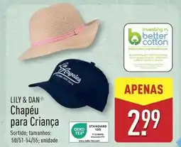 ALDI Mission - chapeu para criança promoção