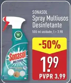 ALDI Sonasol - spray multiusos desinfectante promoção