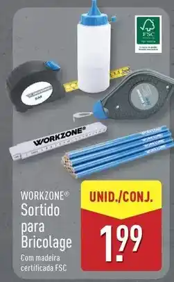ALDI Workzone - sortido para bricolage promoção
