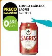 Pingo Doce Sagres - cerveja c/ álcool promoção