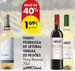 Pingo Doce Vinhas de pegões - vinho peninsula de setubal promoção