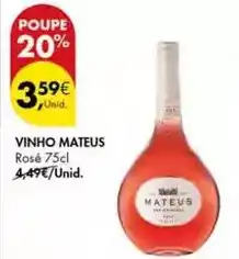 Pingo Doce Mateus - vinho promoção