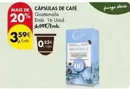 Pingo Doce Pingo doce - cápsulas de café promoção