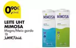 Pingo Doce Mimosa - leite uht promoção