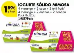 Pingo Doce Mimosa - iogurte sólido promoção