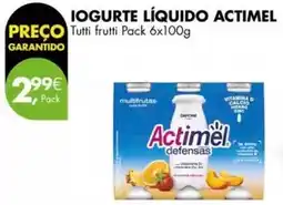 Pingo Doce Danone - iogurte liquido actimel promoção