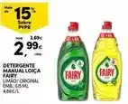 Continente Fairy - detergente manual loica promoção