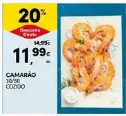 Continente Camarão promoção