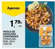 Continente Continente - miolo de mexilhao promoção